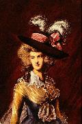 Thomas Gainsborough Ritratto oil painting on canvas
